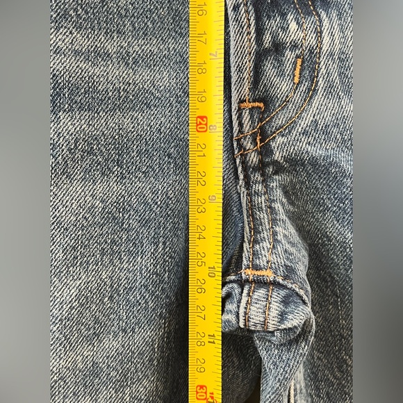 Madewell the dean easy Distressed Blue Straight Jeans - Picture 5 of 8